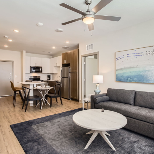 The Metropolitan Apartments Living Area